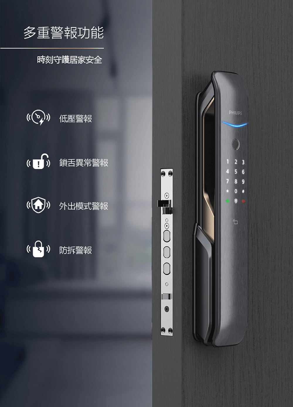 【Philips飛利浦】EasyKey 9200 電子鎖