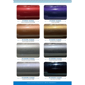 國麗實業-金屬二塗二烤粉末塗料色卡 KwoLin Metallic 2-Coat Powder Coating Color Chart_007,國麗實業股份有限公司