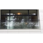 烤漆鋼管玻璃欄杆 - 紫福金屬建材有限公司