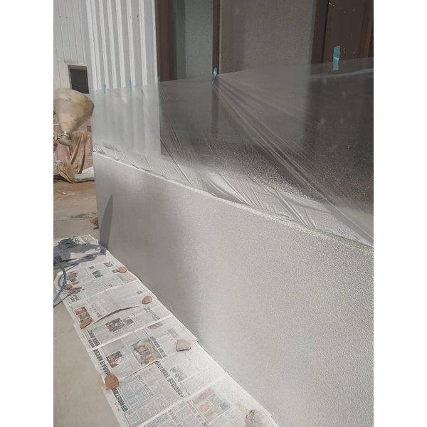 牆面噴塗(防水層+天然彩砂層)