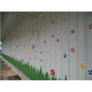 圍籬噴漆-花草美化 , 造籬有限公司