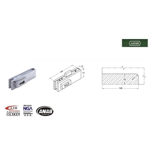 ASTER US-10 玻璃門鎖 Corner Lock , 美德亞有限公司