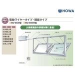 HOWA MD-WEM, MD-NWEM 隱藏式鋼索電動排煙窗 Automatic Smoking Ventilation Windows-美德亞有限公司