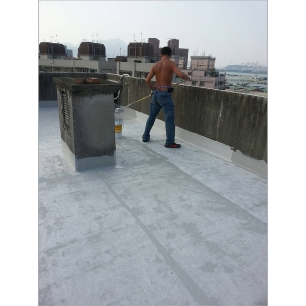 屋頂防水PU不織布施工中,永效防水工程行