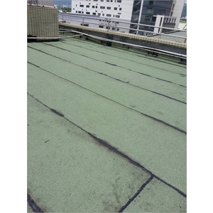 屋頂熱溶式防水毯施工