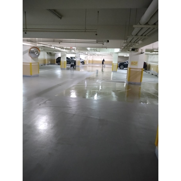 地下室停車場epoxy樹脂地坪整修 6張..第二組-傑士企業有限公司