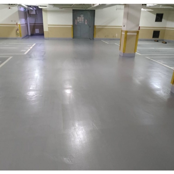 地下室停車場epoxy樹脂地坪整修 6張..第二組-傑士企業有限公司