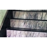 樓梯板 蛇紋石+平板白 - 新東大理石股份有限公司