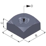 M6四角螺帽 , 巨碩精機有限公司