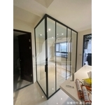 鋁框隔間 細框隔間 強化玻璃 膠合玻璃 安全玻璃 - 昕采玻璃有限公司