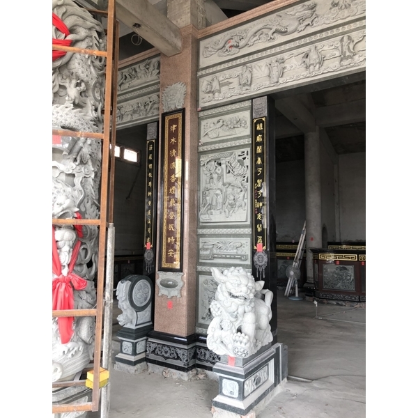 寺廟門面石雕工程