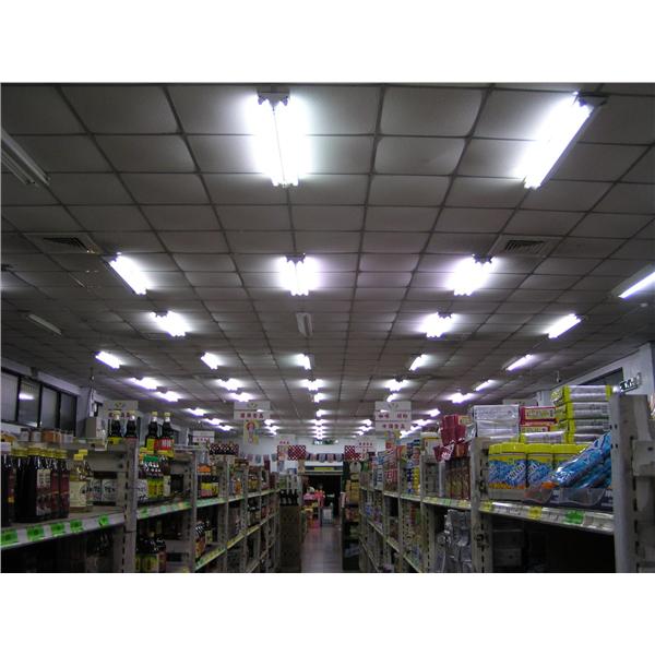 LED燈安裝實例-賣場,茗竑科技有限公司