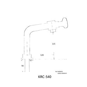 KRC-540尺寸圖 , 金記精機廠