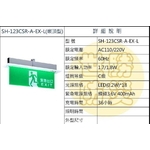 嵌頂式緊急出口燈