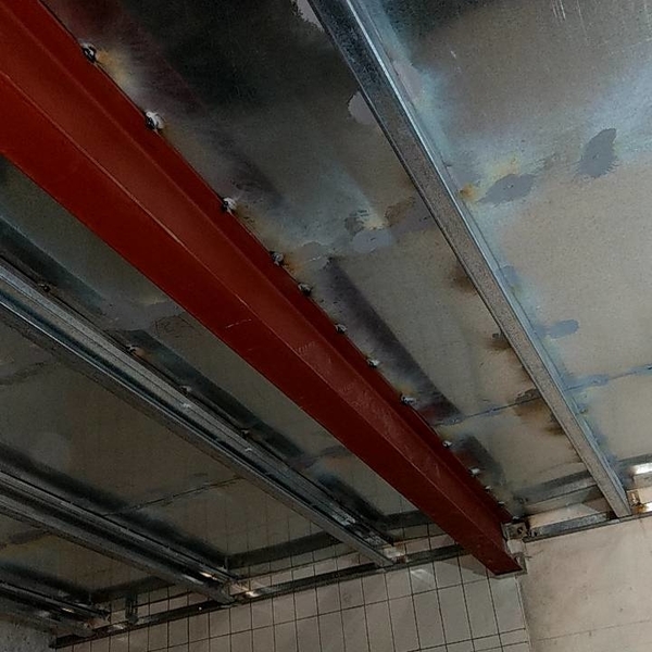 天花板鋼梁補強-鴻昇鐵工廠