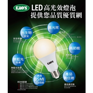 KAO’S LED 高光效燈泡 , 展炘股份有限公司