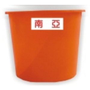 強化橘色塑膠桶(圓形) M-2200 萬能桶、普利桶、耐酸桶、水桶、布車桶、運輸桶、養殖、PE桶、普力桶、萬能桶、運輸桶,優雅居家生活館