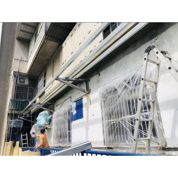 C型鋼結構遮雨棚-原慶企業社