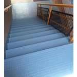 橡膠地板工程-橡膠地板、橡膠地磚、橡膠樓梯板、圓顆粒素色、藍色 - 富強輪胎工廠股份有限公司