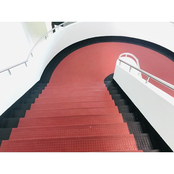 橡膠地板工程-橡膠地板、橡膠地磚、橡膠樓梯板、圓顆粒素色、波紋素色