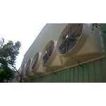 廠房壁掛式大型喇叭扇實裝 - 炬翔通風機械企業社