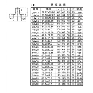 TR異徑三通,星灃水電管件企業股份有限公司