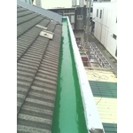 屋頂排水溝PU防水工程 - 宅美油漆防水工程