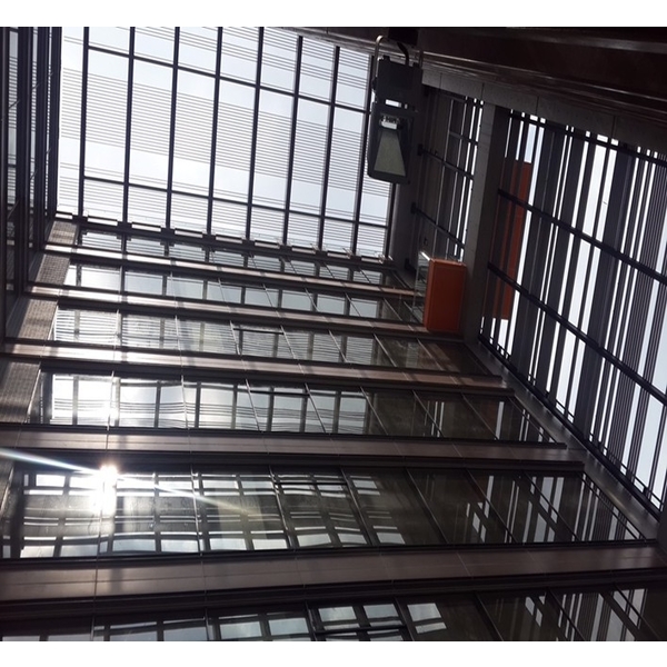 旭能科技廠房大樓新建工程：玻璃帷幕、鋁格柵 、鋁包板、 造型金屬板