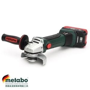 【metabo 美達寶】 18V鋰電德製五英吋砂輪機 W 18 LTX 125 Quick,台灣華嶠貿易股份有限公司