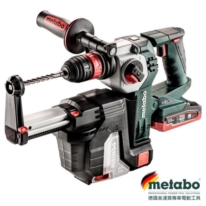 【metabo 美達寶】 18V鋰電德製三用無刷鎚鑽+集塵 KHA 18 LTX BL 24 Quick ISA,台灣華嶠貿易股份有限公司