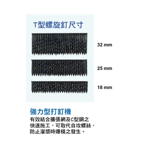 T型螺旋釘尺寸 , 陽湖企業有限公司