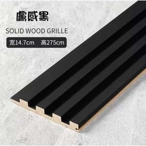 實木格柵板-膚感黑,地板壁材 壁材 地板壁材 壁材商品 