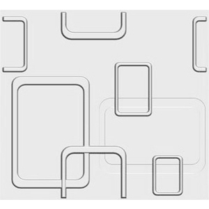 台灣獨家 洛米思3D立體牆板 D012 (50*50cm) , 亞洲建築建材商城