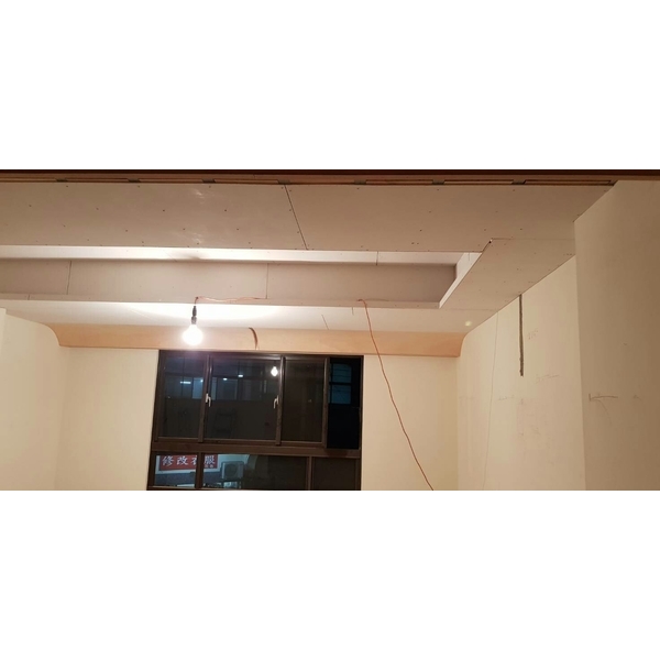 暗架天花板+木作結合-鵬程輕鋼架企業社