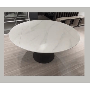 【宜柇家飾】 變形旋轉岩板桌135cm,桌椅家具 桌椅家具商品 