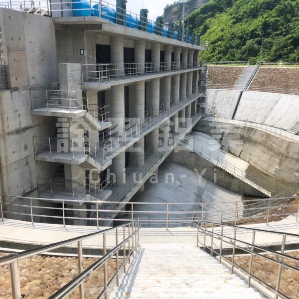 【不銹鋼欄杆工程】新烏山嶺引水隧道-取水口工程