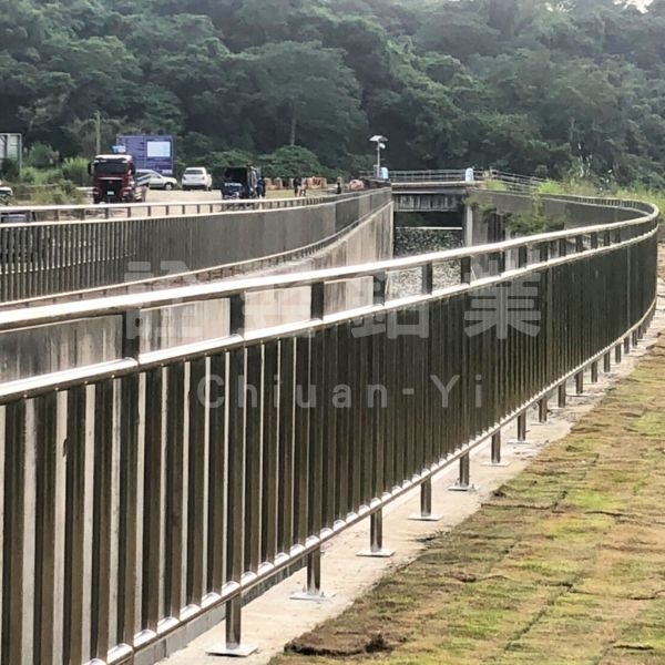 【不銹鋼欄杆工程】白河水庫防洪防淤隧道新建工程