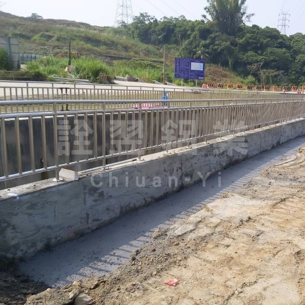【不銹鋼欄杆工程】白河水庫防洪防淤隧道新建工程