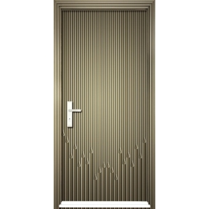 玄關金屬防火門 - 壓花鋼板（05-445）雨瀑,金屬門窗 金屬門窗商品 