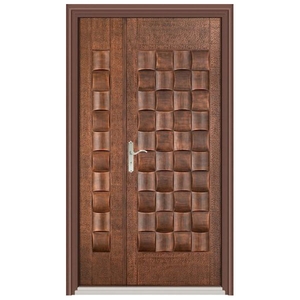 玄關金屬防火門 - 壓花鋼板（05-117）木編瓦,金屬門窗 金屬門窗商品 