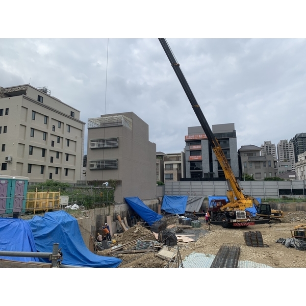 台中市山西路新建大樓-假設工程施作