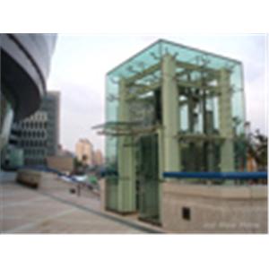 970620漢神巨蛋結構玻璃電梯 - 高集金屬股份有限公司
