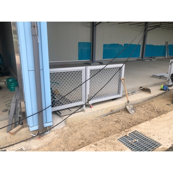 鍍鋅烤漆圍籬－新建工程-光輝金屬工程股份有限公司