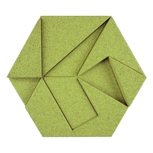 Hexagon有機軟木塊-Olive,應盛實業有限公司