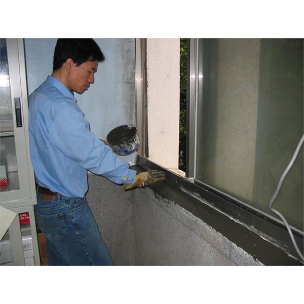 鋁窗窗框防水工程
