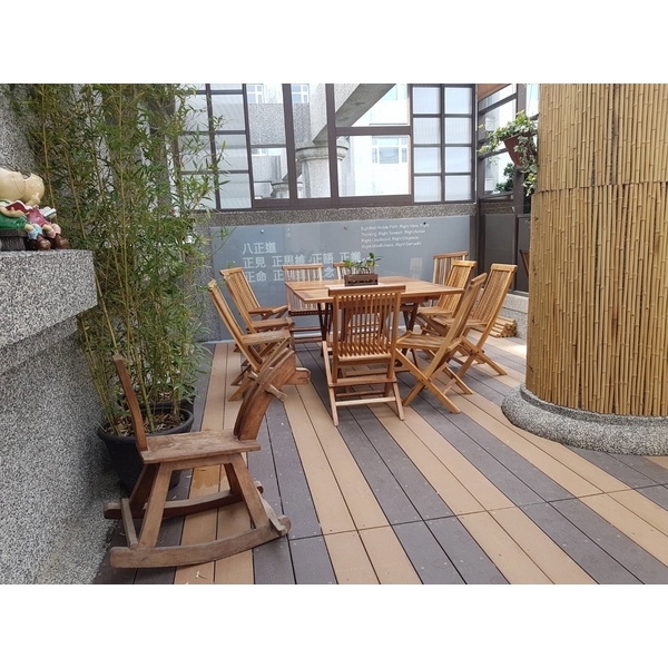 仿木戶外桌椅,台灣楓葉塑膠有限公司