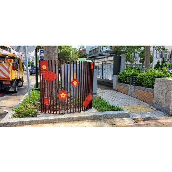 欄杆及格柵-頭份市公所(中山路側)人行道改善工程,典雅雕塑工程有限公司