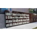 N世賢圖書館牆面裝置藝術工程 - 典雅雕塑工程有限公司