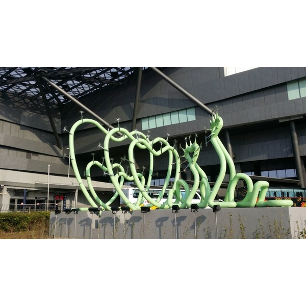 B1台中機場站前景觀美化及改善工程-典雅雕塑工程有限公司