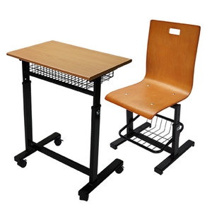 木質學生課桌椅(活動輪式桌腳),永佳工業有限公司
